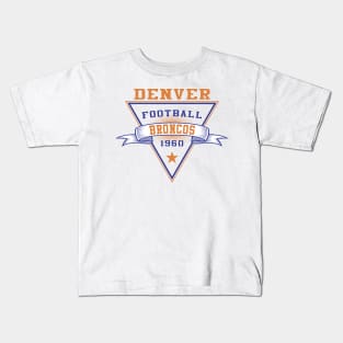 Retro Denver Broncos Kids T-Shirt